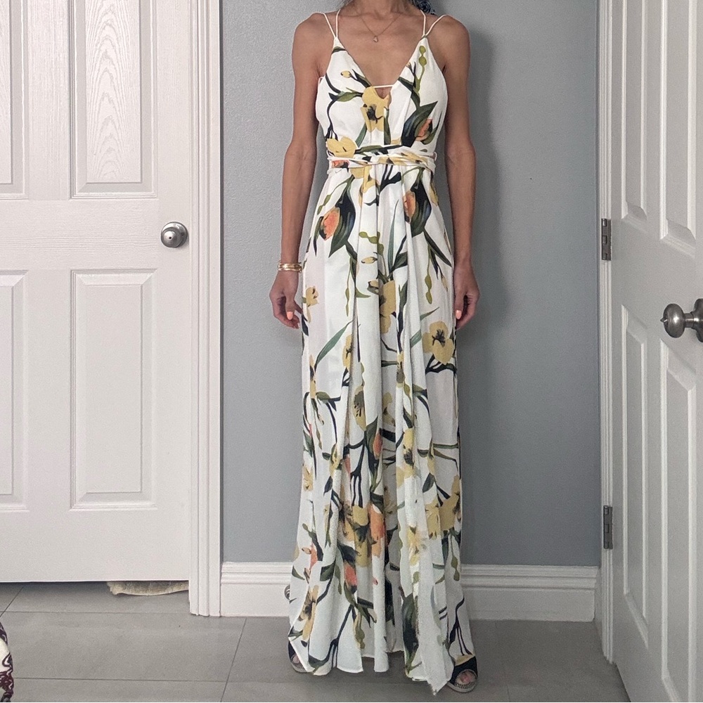 Lilyful tropical floral jumpsuit